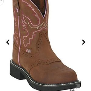 FINAL PRICE!! Justin Gypsy steel toe boots SZ 9.5B